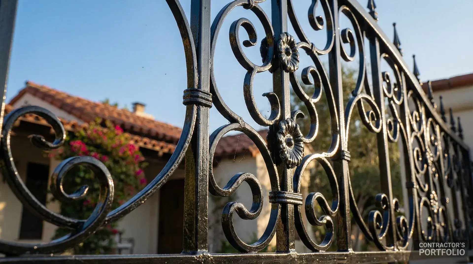 Iron Fence Painting