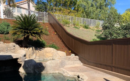 fence staining services san diego